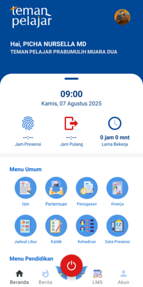 Mockup Aplikasi Teman Pelajar 2